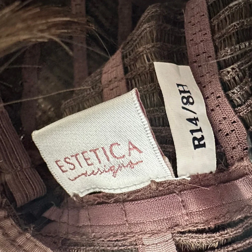 NEW Estetica Designs Billie Wig R14/8H Brown Blonde Highlighted Pure Stretch Cap